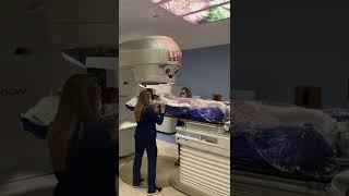 Radiation table vacuum process #breastcancer #cancerwarrior