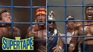 FULL HOME VIDEO: WWE SuperTape – Hogan & Beefcake vs. Savage & Zeus in a Steel Cage