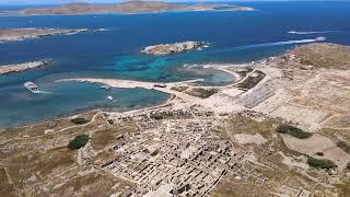 Delos Island, Greece Drone 4K