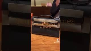 Hermes Kelly Pochette unboxing