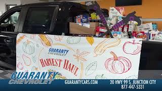 November - Guaranty Chevrolet - Harvest Haul Food Drive Launch