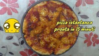 pizza istantanea pronta in 15 minuti ||kamipucca||