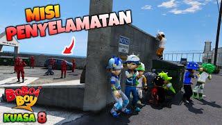 MISI BOBOIBOY KUASA 8 MENYELAMATKAN AYAH JUNIOR DARI PENCULIK - GTA 5 MOD