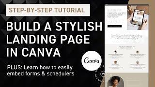 Creating Stunning Landing Pages in Canva: Step-by-Step Guide