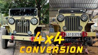 CJ 500DI 4x4 Conversion | T90 3+1 Gear Box | Overland Build | Jeep Restoration Part-4