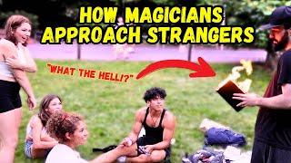 How Magicians Approach Strangers for STREET MAGIC | JS Magic