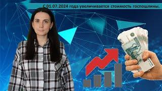 С 01.07.2024 года увеличивается стоимость госпошлины