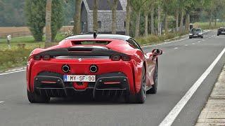 Ferrari SF90 Stradale - Engine Start up & Accelerations!