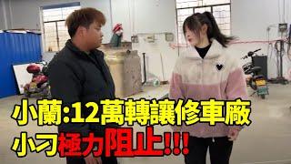 小蘭決定放棄修理廠，準備12萬元轉讓，小刁知道後極力阻止！ ！ ！