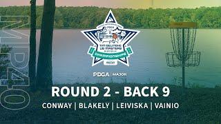 2024 PDGA Tim Selinske US Masters Disc Golf Championships | R2B9 | Conway, Blakely, Leviska, Vainio