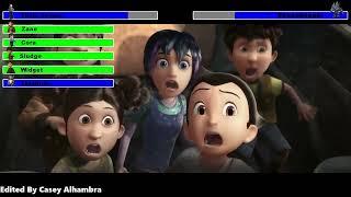 Astro Boy (2009) Final Battle with healthbars 1/2