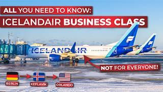 Icelandair BUSINESS CLASS on the Boeing 737MAX Berlin - Keflavík - Orlando! | BRUTALLY HONEST REVIEW