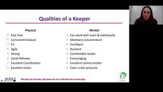 Coach The Keeper - The Coaches Perspective