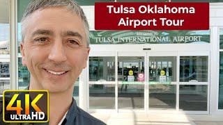 Tulsa Oklahoma Airport Tour (TUL) (4k UHD) #airporttour