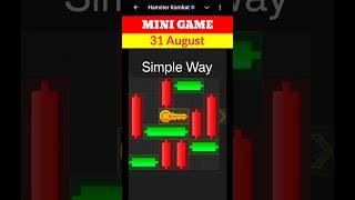 Hamster Kombat Mini Game Today 31 August Unlock Key | 31 August Mini Game Hamster Kombat | #minigame