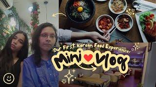 Desi Girls Try Korean Food for the First Time | Noida Food Vlog