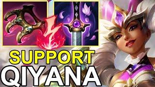 LOL CN BEST QIYANA - Beifeng Support Qiyana Build Runes - Challenger Qiyana Gameplay S14.20