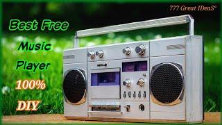 Top Free music player   Music player at home  Simple inventions  Ixtirolar yasash 2021