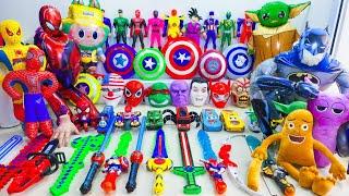 Marvel's Spider-Man series Unboxing, Spider-Man action dolls, glowing Spider-Man electric toy gun