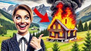 Neighbor Karen Set My Mountain Home On Fire Cuz I Didn't Obey Her!