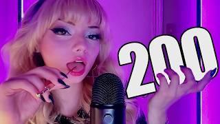 ASMR 200 Triggers in 2 Hours (changes every 36 seconds)