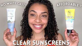 The 2 BEST SUNSCREENS for TAN/DARK SKIN TONES w/ NO WHITE CAST!!