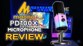 Maono PD100X Review: New RGB Dynamic Microphone (2024)