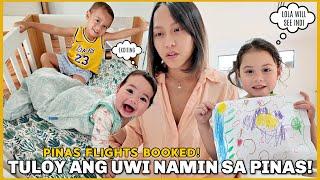 UUWI KAMI NG PINAS! NAKA BOOK NA ANG FLIGHTS! ️ | rhazevlogs