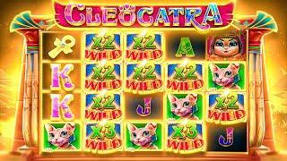 WE GOT SO MANY WILDS ON THE FINAL BONUS BUY ON CLEOCATRA!