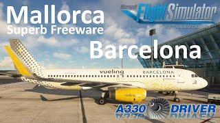 Fenix A320SL Super Realistic flight Mallorca - Barcelona with FULL ATC on VATSIM | Real Airbus Pilot