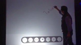 Interactive Glass Panel with Ubi