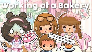 Working at a bakery! (GONE WRONG) *WITH VOICE* || Toca boca roleplay