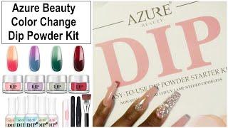 DIY  Trying a New Color Changing Dip Powder Kit #101