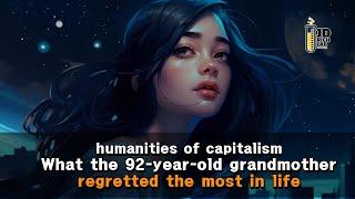 Ai graphic design-Capitalist Humanities-What the 92 year old grandmother regretted the most in life