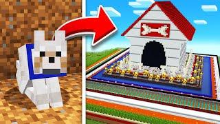 I Built Minecraft’s SAFEST Dog House!