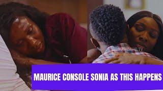 Maurice Sam console Sonia Uche as this happens. the ️ is real  #mauricesamandsoniauche #viralvideo