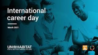 UN-Habitat participation in the 2021 International Career Day