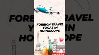 Foreign Travel in Astrology #ayushiastrology #astrologer #astrologer #travel #astro #vedicastrologer