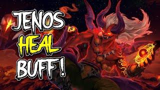 Is Jenos FINALLY A Good Healer With These Buffs? - Paladins Jenos Gameplay