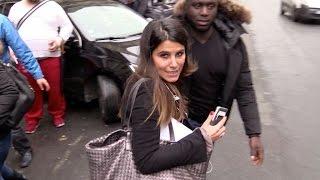 EXCLUSIVE: Karine Ferri coming out of Europe 1 radio station in Paris