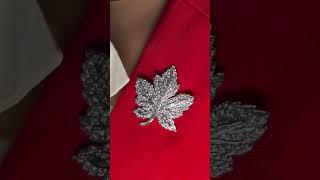 Queen Elizabeth Maple Leaf Brooch, ￼#katemiddletonandthequeen #diamond #history #famous #king
