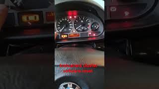 BMW instrument cluster software reset