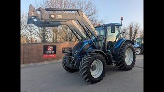 VALTRA N154 LOADER TRACTOR WALKAROUND VIDEO