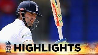 Highlights - Watch the moment England captain Alastair Cook reached his hundred