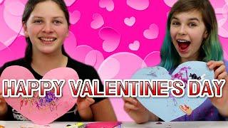 NOT MY ARMS CHALLENGE | HOW TO MAKE VALENTINE'S DAY CARDS | RADIOJH AUDREY