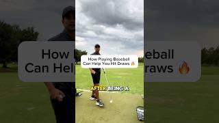 How Playing Baseball Can Help You Hit Draws  #MentalityGolf #SwingThought