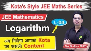 Logarithm | Lecture 4 | Kota's Style JEE Maths Series | JEE Main | Ajay Sir | TPlive Kota