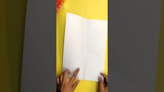 White Paper Birthday Card without Glue and Scissor | Greeting Card | Birthday Card #shorts