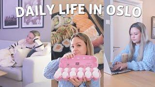 Day in the Life: Working a 9-5 Office Job in Oslo, Norway | Work From Home Vlog