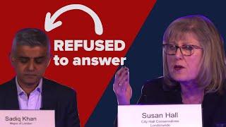 Sadiq Khan REFUSES to answer ULEZ challenge from Susan Hall